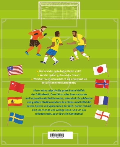 Buchcover und Innenansicht für das Buch: Football Atlas