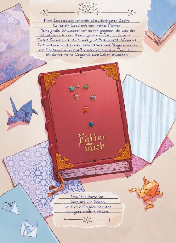 Buchcover und Innenansicht für das Buch: Grimoire d'Elfie 3