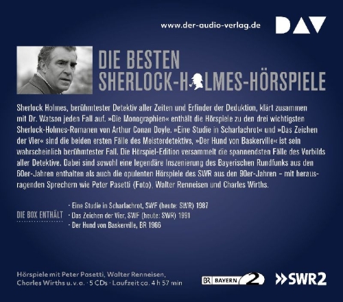 Buchcover und Innenansicht für das Buch: Sherlock Holmes 1 - Die Monographien