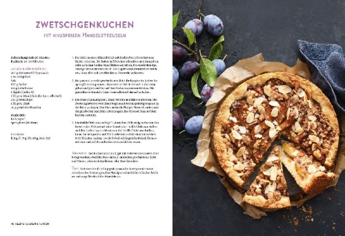 Buchcover und Innenansicht für das Buch: Heißluftfritteuse backen