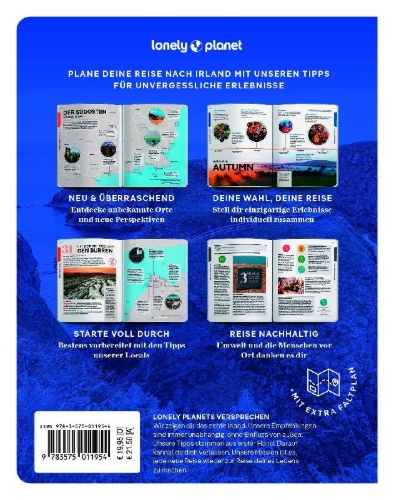 Buchcover und Innenansicht für das Buch: LONELY PLANET Reiseführer Entdecke Irland
