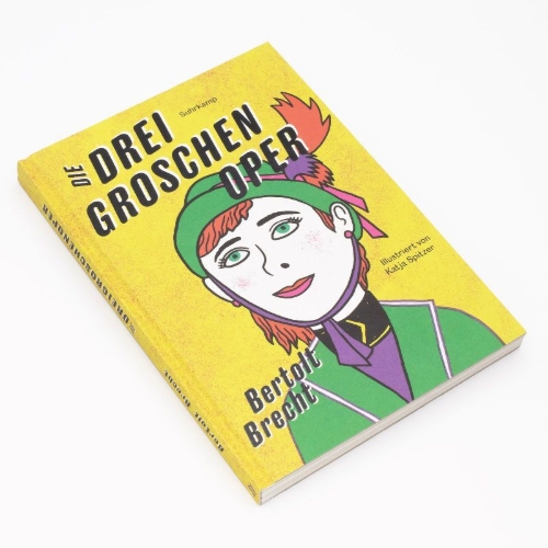 Buchcover und Innenansicht für das Buch: Die Dreigroschenoper