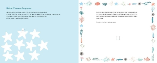 Buchcover und Innenansicht für das Buch: Meine Kommunion