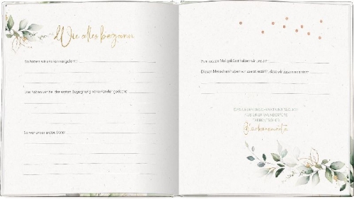 Buchcover und Innenansicht für das Buch: Ja. Wir heiraten