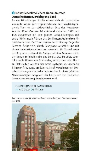 Buchcover und Innenansicht für das Buch: Berlin mit der Ringbahn entdecken