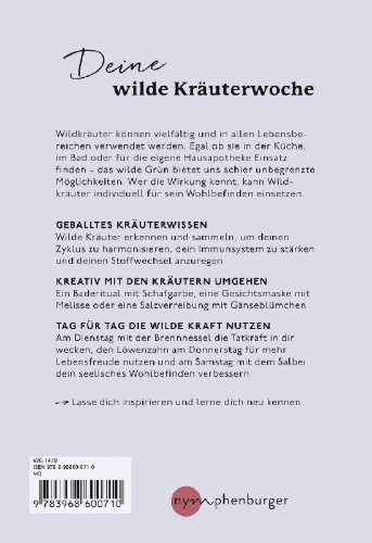 Buchcover und Innenansicht für das Buch: 7 Minuten Kräuterkraft
