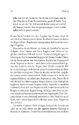Buchcover und Innenansicht für das Buch: Ängste bei Kindern und Jugendlichen