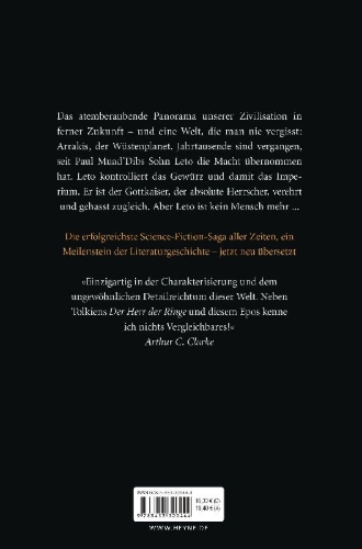 Buchcover und Innenansicht für das Buch: God Emperor of Dune