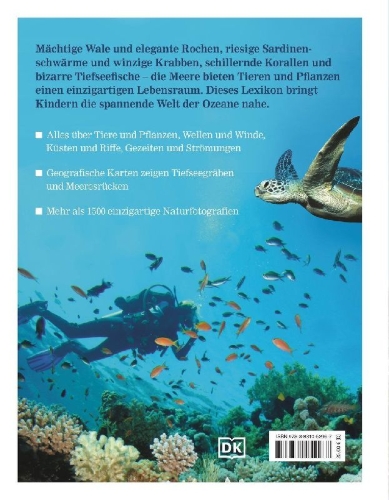 Buchcover und Innenansicht für das Buch: Wissen für clevere Kids. Ozeane für clevere Kids