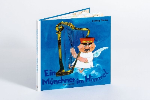 Buchcover und Innenansicht für das Buch: Ein Münchner im Himmel