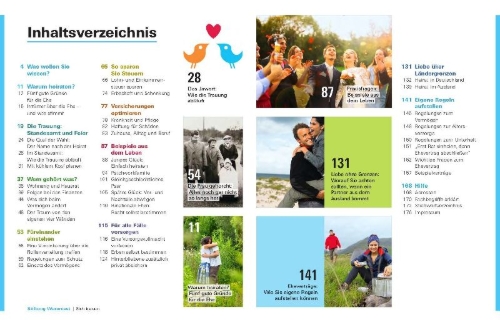 Buchcover und Innenansicht für das Buch: Sich trauen