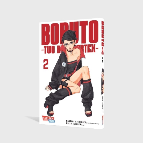 Buchcover und Innenansicht für das Buch: Boruto -Two Blue Vortex-