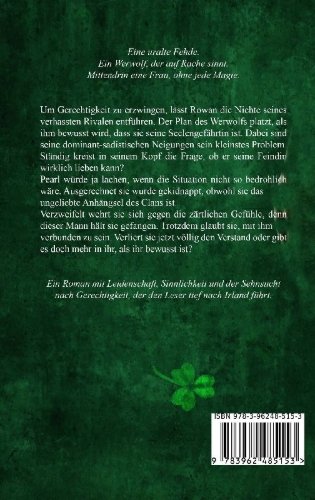 Buchcover und Innenansicht für das Buch: Vom Werwolf entführt