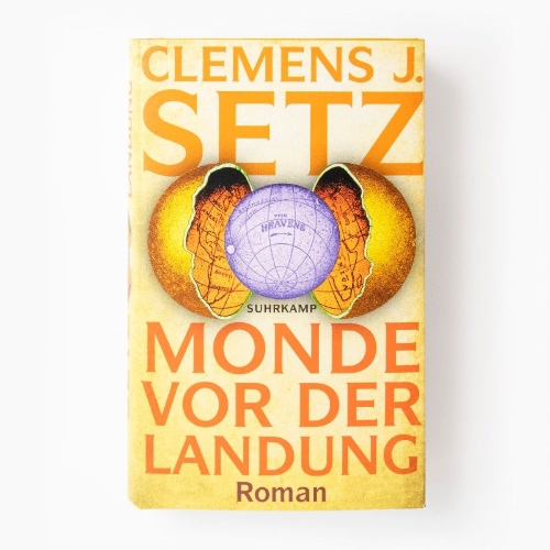 Buchcover und Innenansicht für das Buch: Monde vor der Landung
