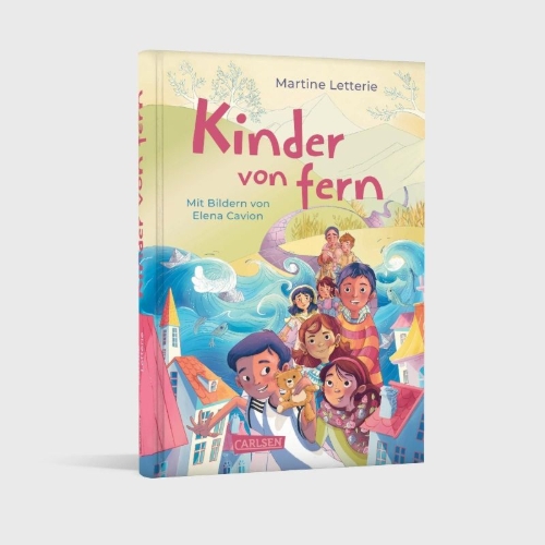 Buchcover und Innenansicht für das Buch: Kinderen van ver