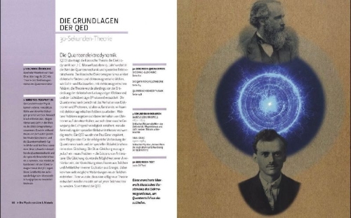 Buchcover und Innenansicht für das Buch: Quantentheorie in 30 Sekunden