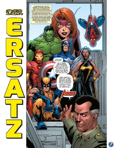 Buchcover und Innenansicht für das Buch: Marvel Adventures The Avengers 1-2