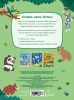 Buchcover und Innenansicht für das Buch: Mes Autocollants Scintillants - Animaux Sauvages
