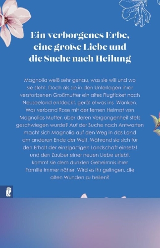 Buchcover und Innenansicht für das Buch: Die Magnolientochter