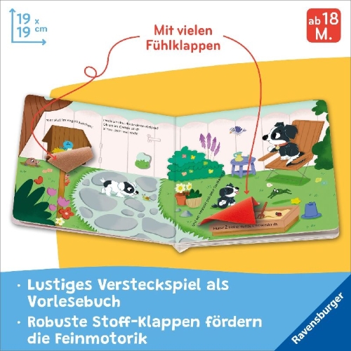 Buchcover und Innenansicht für das Buch: Wo seid ihr, kleine Hunde?