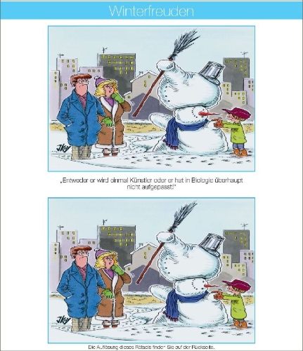 Buchcover und Innenansicht für das Buch: Das dicke bunte Bildersuchrätsel (Finde den Fehler)