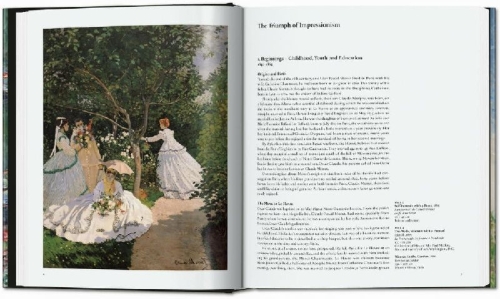 Buchcover und Innenansicht für das Buch: Monet. Der Triumph des Impressionismus