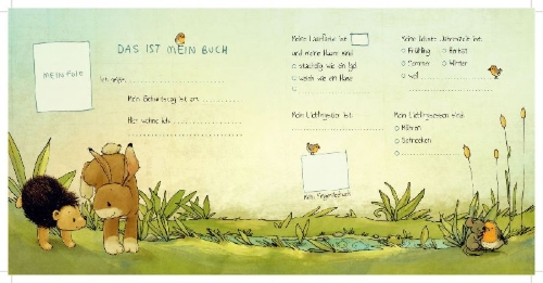 Buchcover und Innenansicht für das Buch: Wir zwei - Meine Kindergartenfreunde