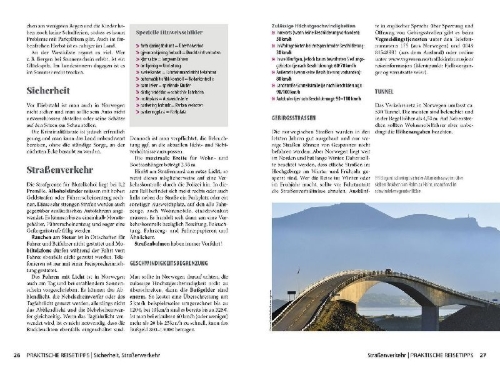 Buchcover und Innenansicht für das Buch: Reise Know-How Wohnmobil-Tourguide Südnorwegen