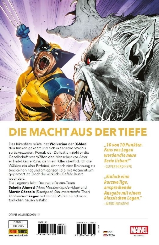 Buchcover und Innenansicht für das Buch: Wolverine (2024) #1-#5