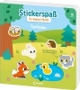 Buchcover und Innenansicht für das Buch: Mes super autocollants - Les bébés animaux