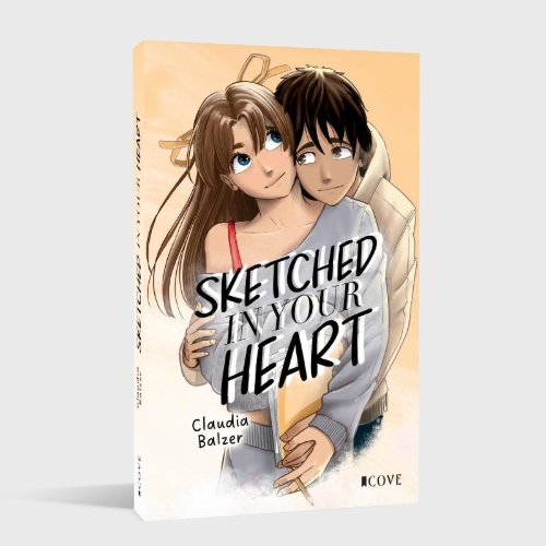Buchcover und Innenansicht für das Buch: Sketched in Your Heart (Fandom Love 1)