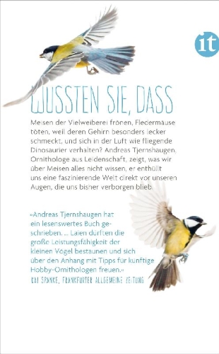 Buchcover und Innenansicht für das Buch: Das verborgene Leben der Meisen