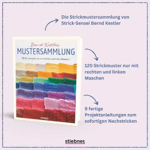 Buchcover und Innenansicht für das Buch: Bernd Kestlers Mustersammlung