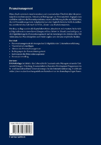 Buchcover und Innenansicht für das Buch: Personalmanagement