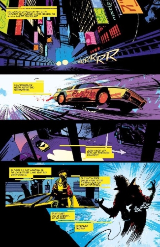 Buchcover und Innenansicht für das Buch: Cyberpunk 2077: Kickdown 1-4