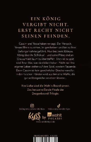 Buchcover und Innenansicht für das Buch: Ember King