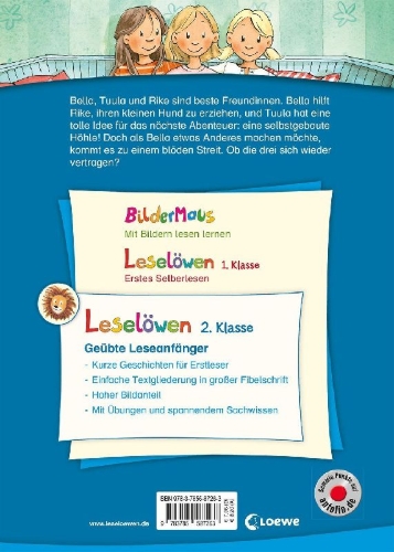 Buchcover und Innenansicht für das Buch: Leselöwen 2. Klasse - Mädchengeschichten