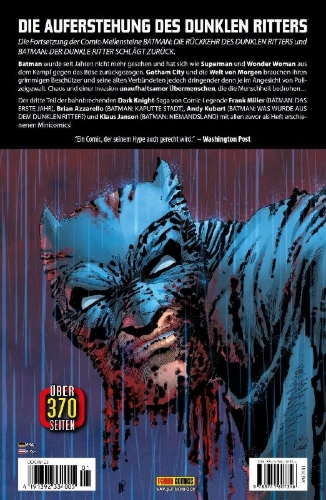 Buchcover und Innenansicht für das Buch: Dark Knight III: The Master Race #1-9