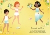 Buchcover und Innenansicht für das Buch: Mein erstes Anziehpuppen-Stickerbuch: Helen auf dem Hochzeitsfest