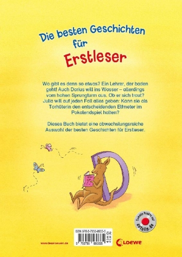 Buchcover und Innenansicht für das Buch: Die besten Geschichten für Erstleser