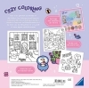 Buchcover und Innenansicht für das Buch: Cosy Colouring: Around Town