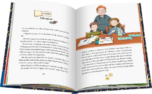 Buchcover und Innenansicht für das Buch: Weihnachten mit Familie Winz