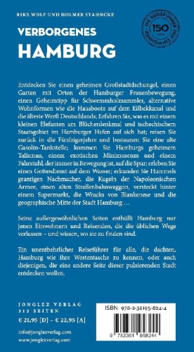 Buchcover und Innenansicht für das Buch: Verborgenes Hamburg