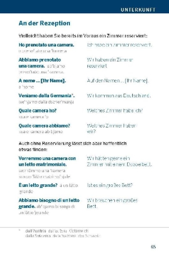 Buchcover und Innenansicht für das Buch: Langenscheidt Schnell mitreden Italienisch