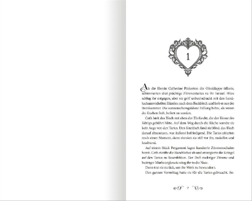 Buchcover und Innenansicht für das Buch: Star-Crossed Hearts