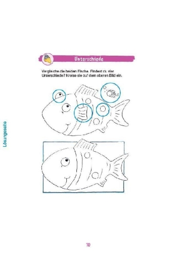 Buchcover und Innenansicht für das Buch: Mein superdicker Kindergartenblock mit Rabe Linus