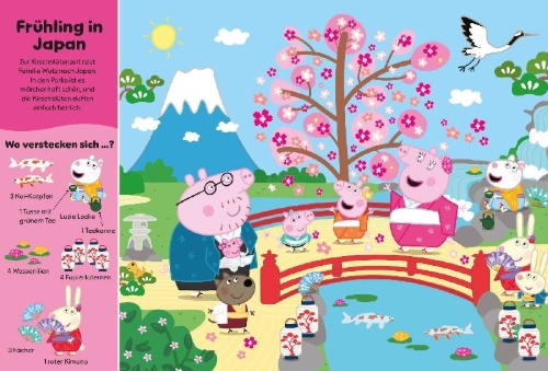 Buchcover und Innenansicht für das Buch: Where's Peppa on Holiday?