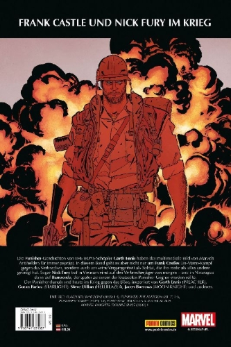 Buchcover und Innenansicht für das Buch: Punisher: Wr Zone (2009)