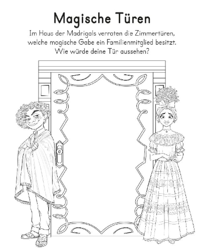 Buchcover und Innenansicht für das Buch: Disney: Mein erster Malblock