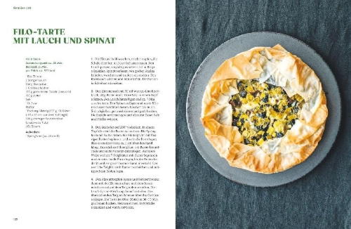 Buchcover und Innenansicht für das Buch: Vegetarisch express